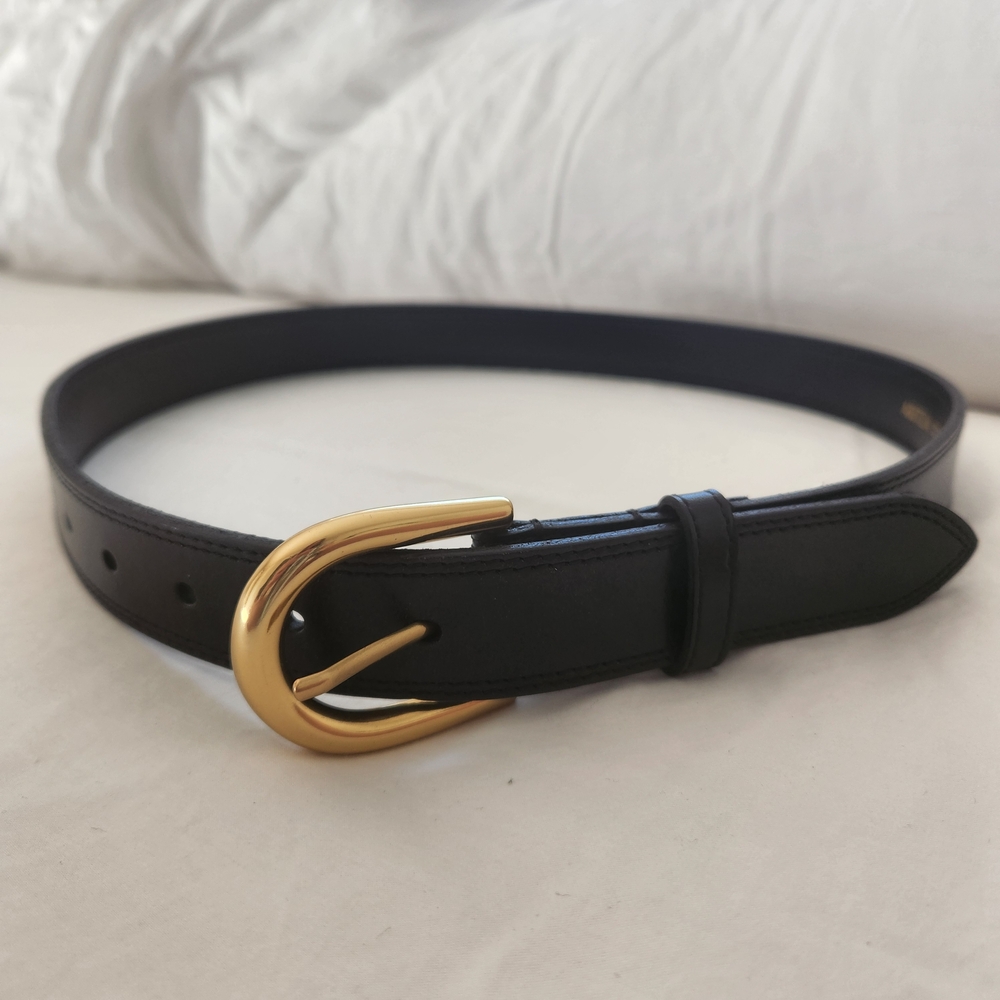 Aritzia Black and Gold Women's Belt